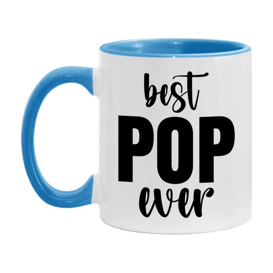 Best Pop Ever Mug, Father’s Day Gift, 11Oz Or 15Oz Ceramic Coffee Mug