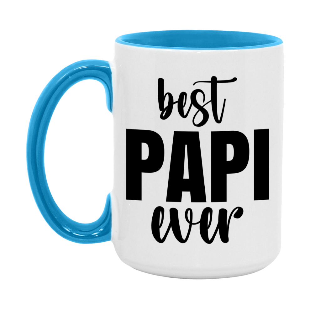 Best Papi Ever Mug, Father’s Day Gift, 11Oz Or 15Oz Ceramic Coffee Mug