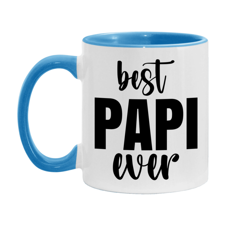 Best Papi Ever Mug, Father’s Day Gift, 11Oz Or 15Oz Ceramic Coffee Mug