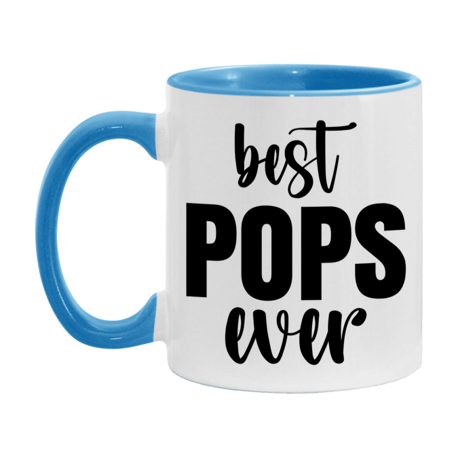 Best Pops Ever Mug, Father’s Day Gift, 11Oz Or 15Oz Ceramic Coffee Mug