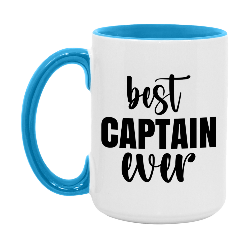 Best Captain Ever Mug, Father’s Day Gift, 11Oz Or 15Oz Ceramic Coffee Mug