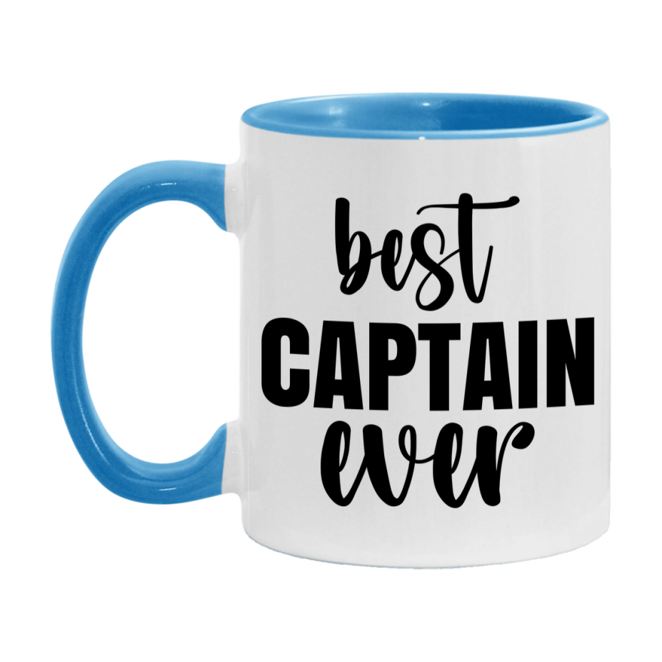 Best Captain Ever Mug, Father’s Day Gift, 11Oz Or 15Oz Ceramic Coffee Mug