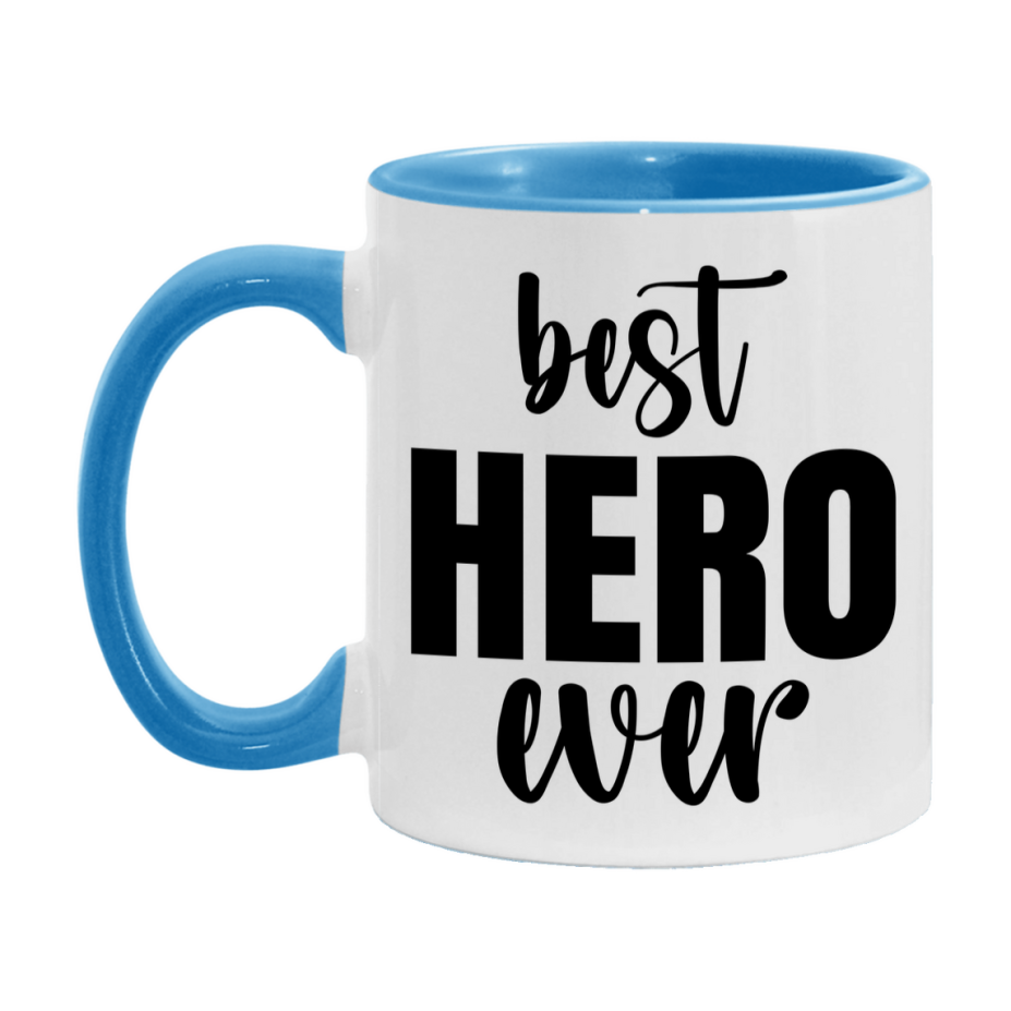 Best Hero Ever Mug, Father’s Day Gift, 11Oz Or 15Oz Ceramic Coffee Mug