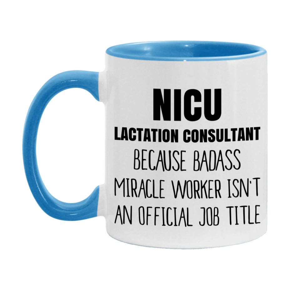 Nicu Lactation Consultant Gifts, 11Oz Or 15Oz Ceramic Coffee Cup, Double-Sided Coffee Mug
