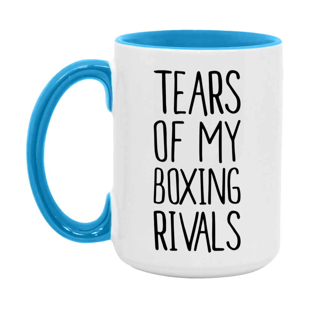 Funny Boxing Mug, Tears Of My Boxing Rivals, 11Oz Or 15Oz Coffee Cup