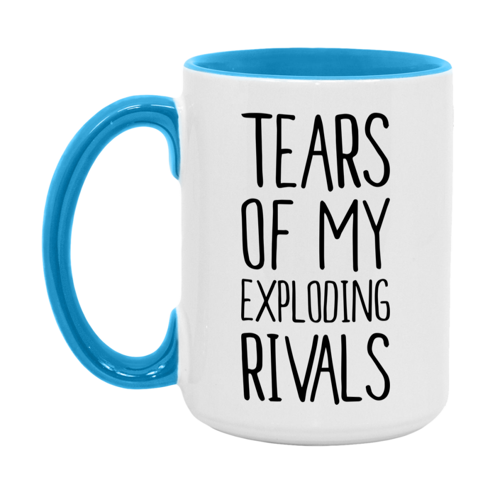 Funny Card Game Mug, Tears Of My Card Game Rivals, Gift For Card Players, 11Oz Or 15Oz Coffee Cup
