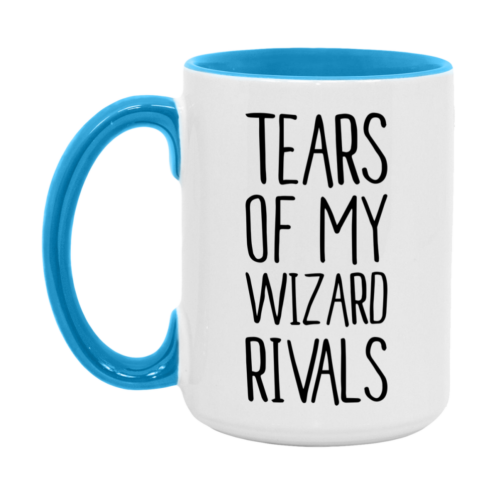 Funny Wizard Mug, Tears Of My Wizard Rivals, 11Oz Or 15Oz Ceramic Coffee Cup