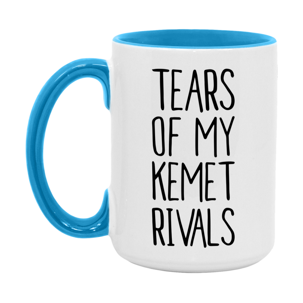 Funny Kemet Mug, Tears Of My Kemet Rivals, 11Oz Or 15Oz Ceramic Coffee Cup
