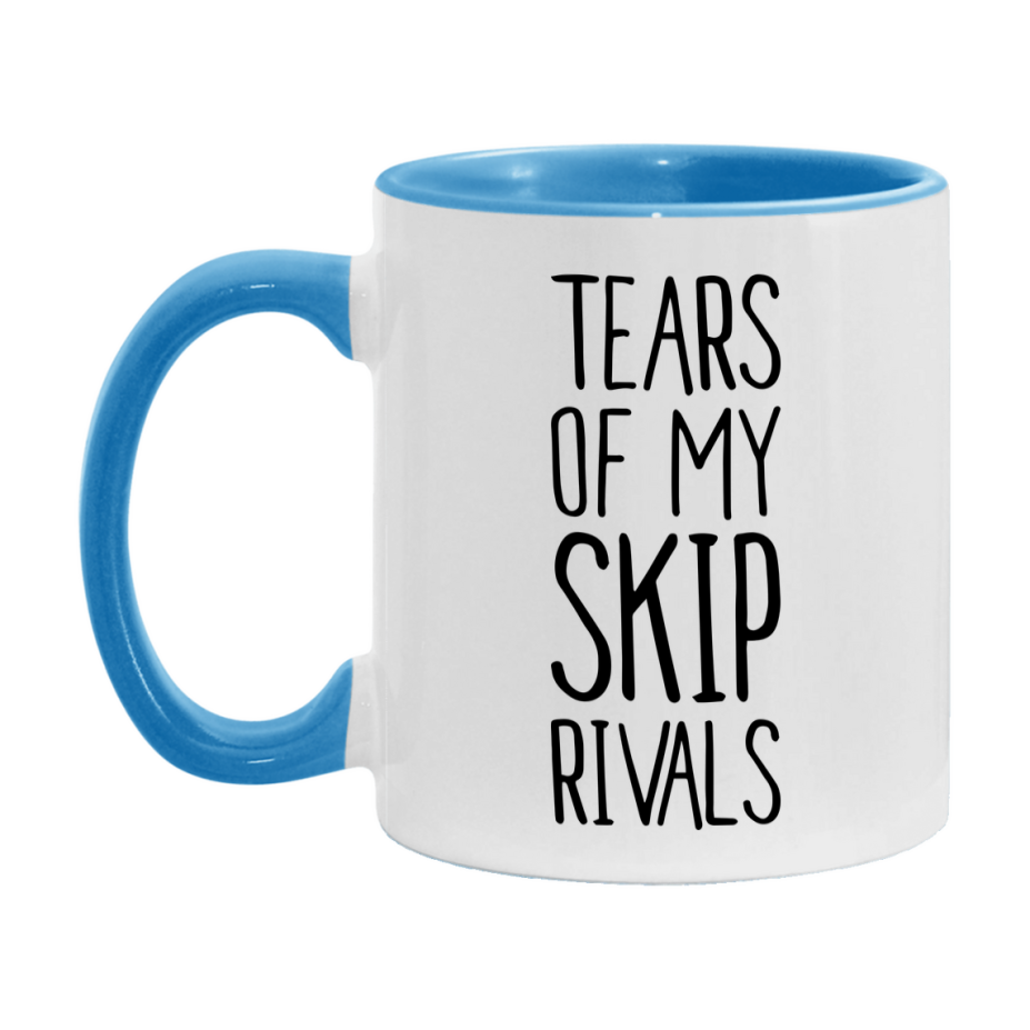 Funny Skip Mug, Tears Of My Skip Rivals, 11Oz Or 15Oz Ceramic Coffee Cup