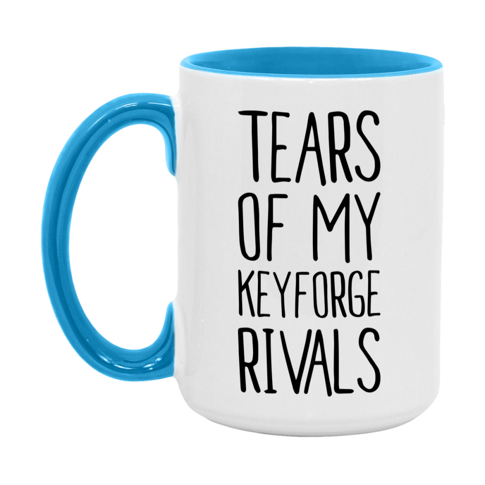 Funny Keyforge Mug, Tears Of My Keyforge Rivals, 11Oz Or 15Oz Ceramic Coffee Cup