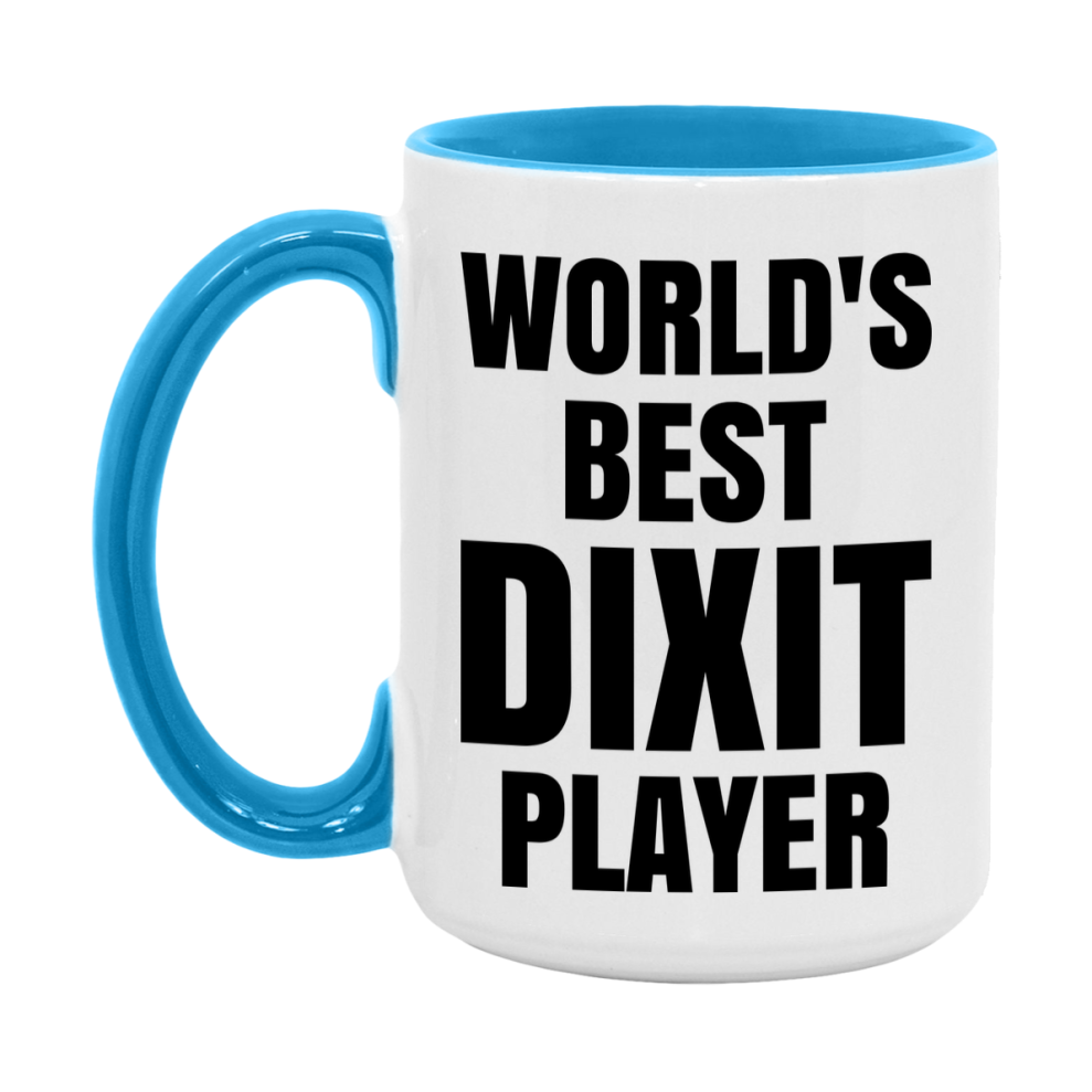 Funny Game Board Mug, World's Okayest Dixit Player, 11Oz Or 15Oz Ceramic Coffee Cup