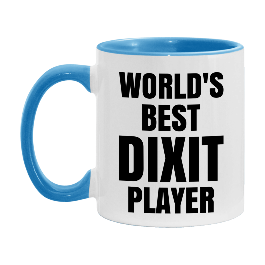 Funny Game Board Mug, World's Okayest Dixit Player, 11Oz Or 15Oz Ceramic Coffee Cup