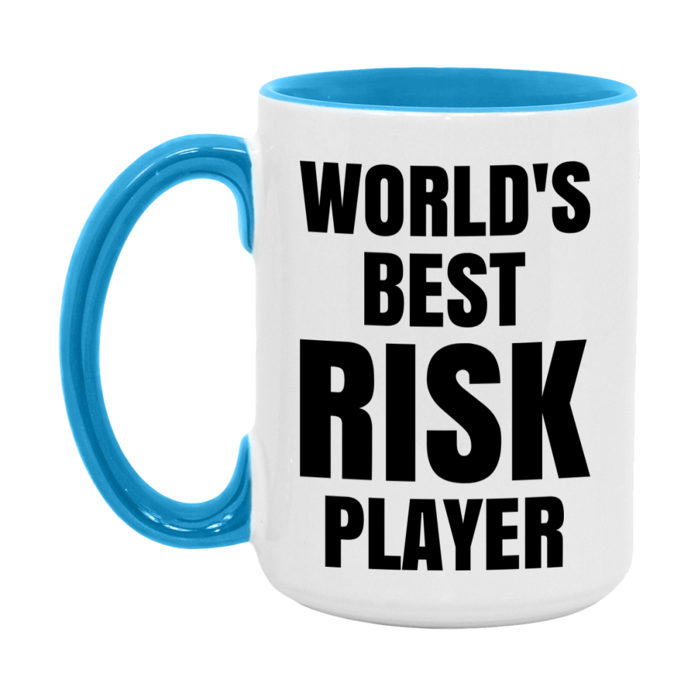 Funny Game Board Mug, World's Okayest Risk Player, 11Oz Or 15Oz Ceramic Coffee Cup