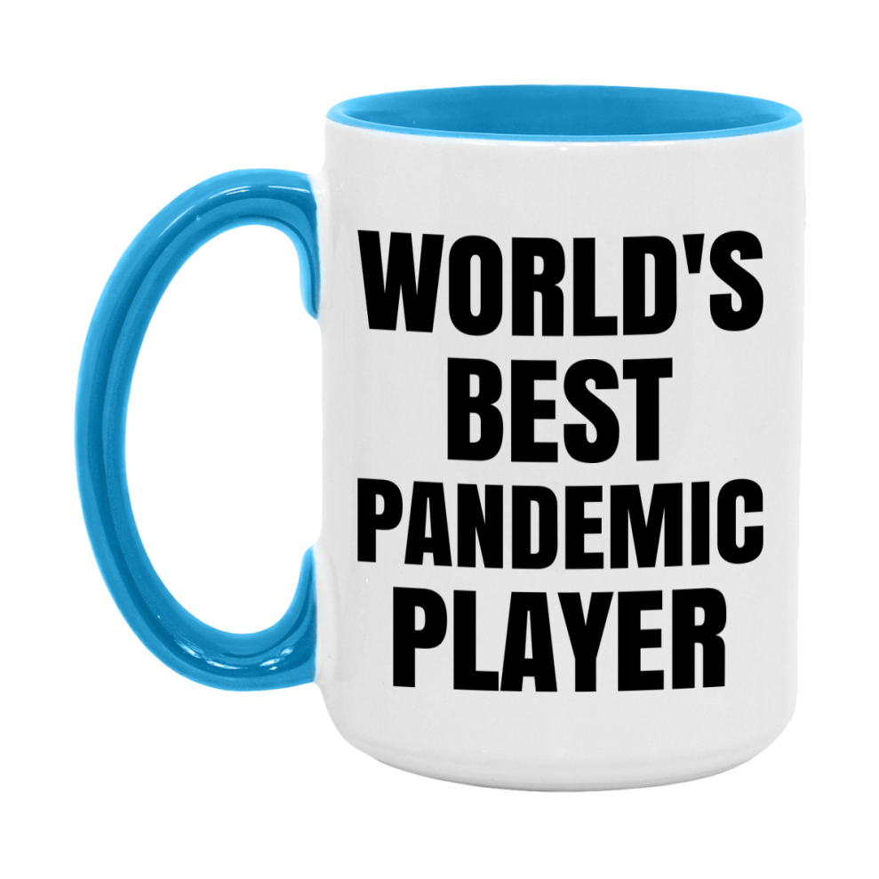 Funny Game Board Mug, World's Okayest Pandemic Player, 11Oz Or 15Oz Ceramic Coffee Cup