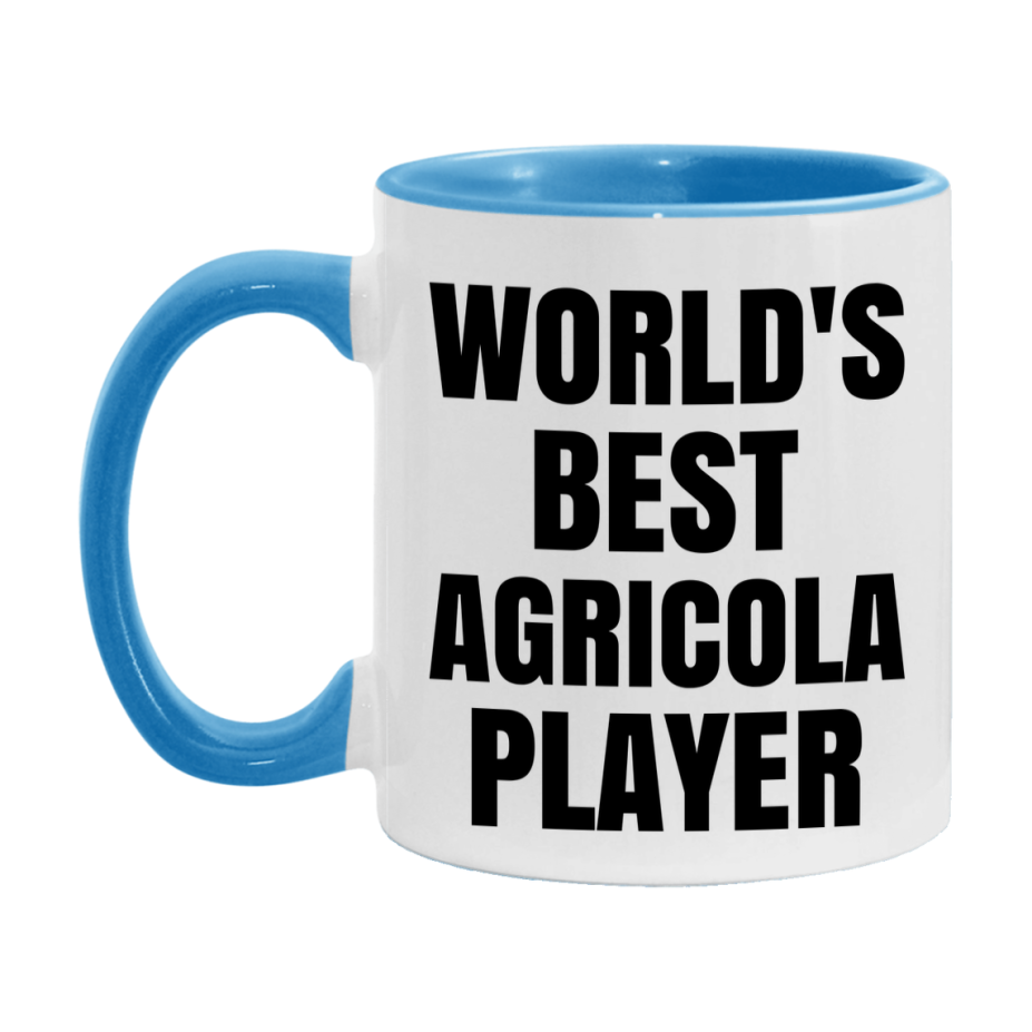 Funny Game Board Mug, World's Okayest Agricola Player, 11Oz Or 15Oz Ceramic Coffee Cup