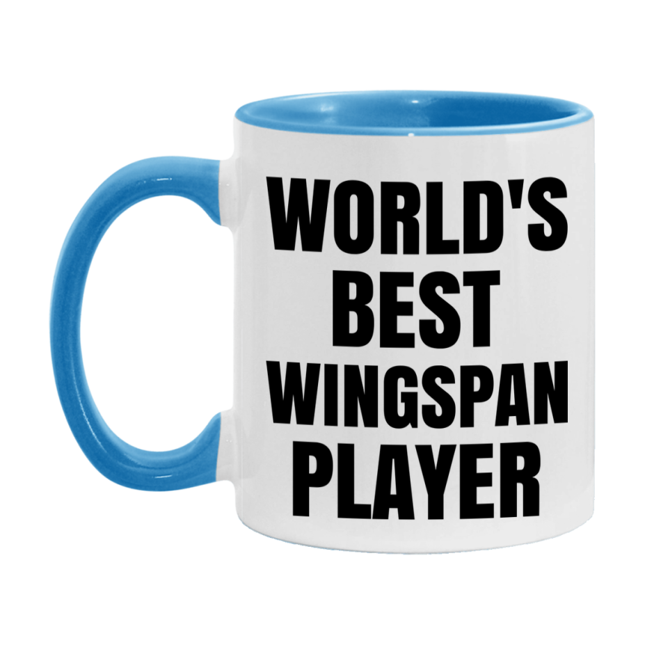 Funny Game Board Mug, World's Okayest Wingspan Player, 11Oz Or 15Oz Ceramic Coffee Cup