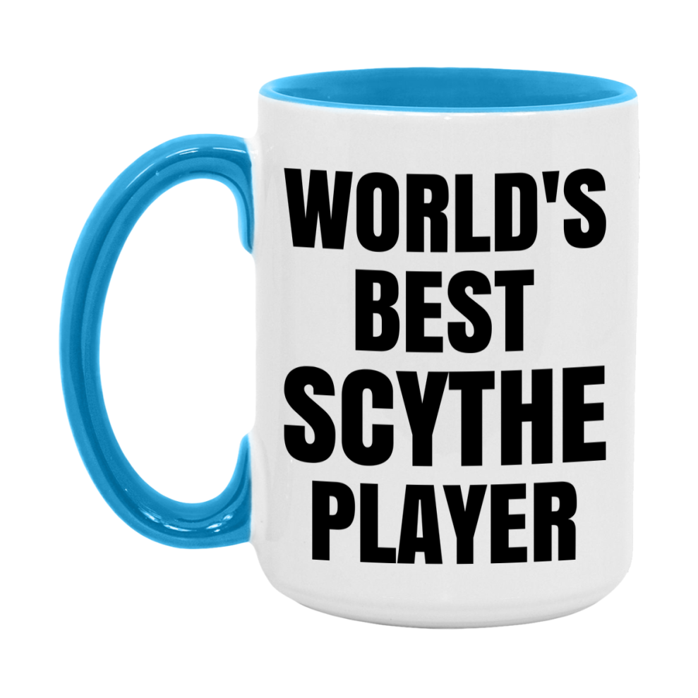 Funny Game Board Mug, World's Okayest Scythe Player, 11Oz Or 15Oz Ceramic Coffee Cup