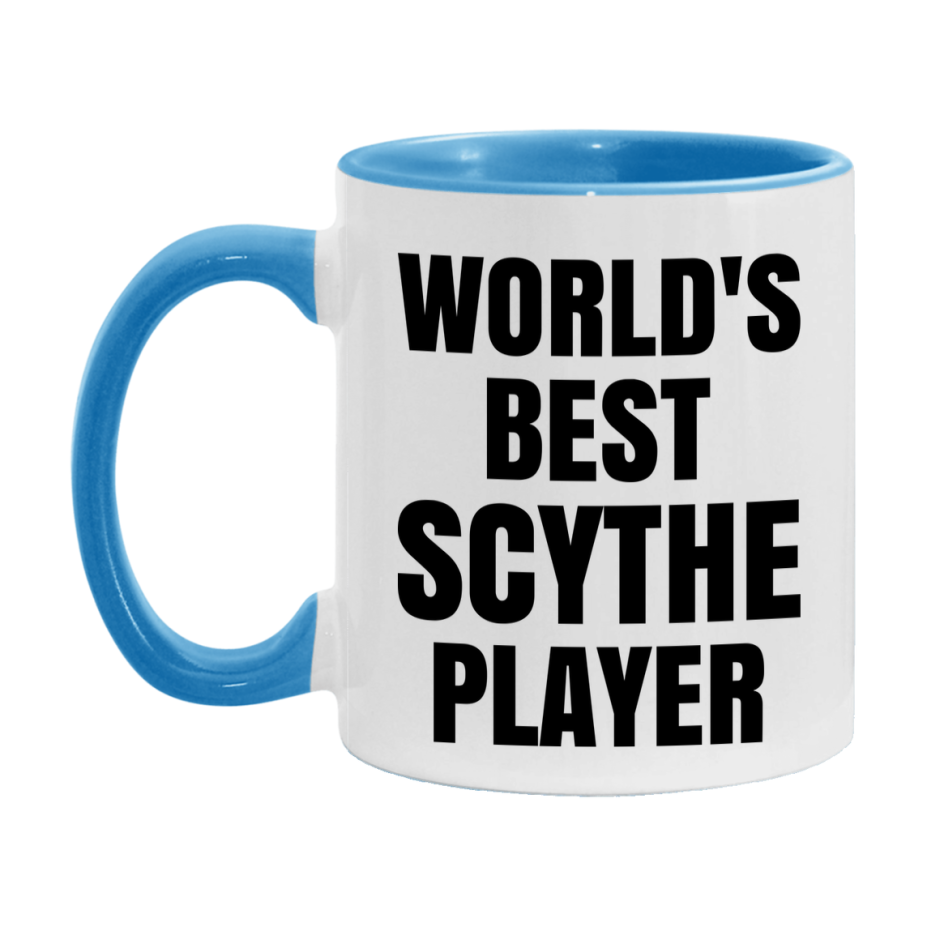 Funny Game Board Mug, World's Okayest Scythe Player, 11Oz Or 15Oz Ceramic Coffee Cup