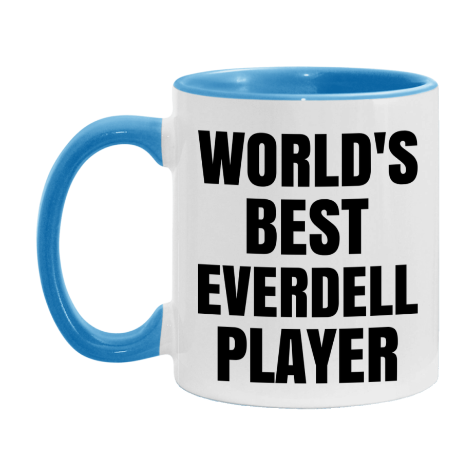Funny Game Board Mug, World's Okayest Everdell Player, 11Oz Or 15Oz Ceramic Coffee Cup