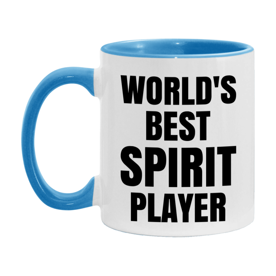 Funny Game Board Mug, World's Okayest Spirit Player, 11Oz Or 15Oz Ceramic Coffee Cup