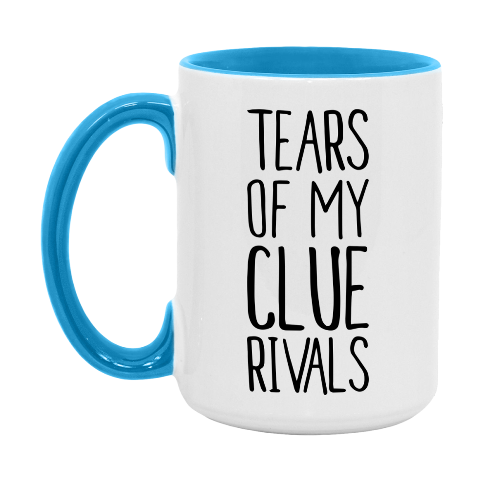 Funny Clue Gameboard Mug – Tears Of My Clue Rivals, 11Oz Or 15Oz White Ceramic Coffee Cup Gift