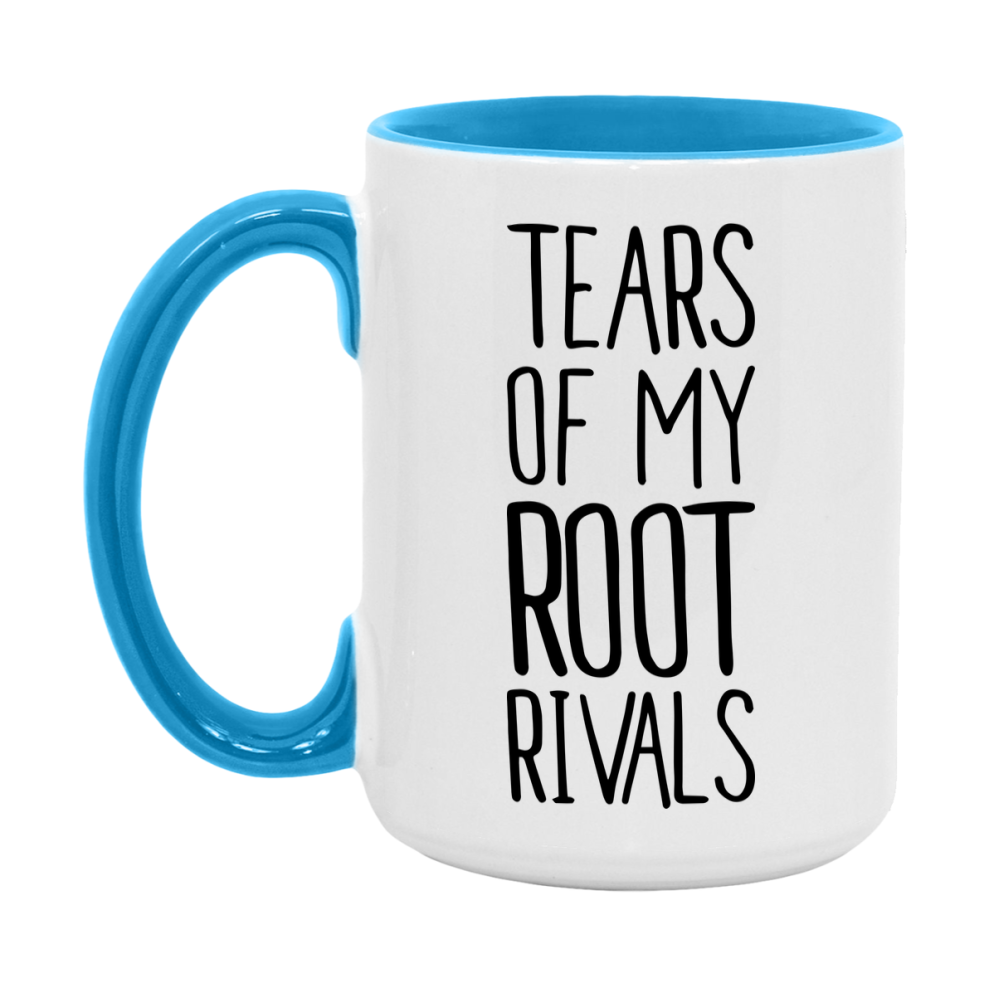 Funny Root Gameboard Mug – Tears Of My Root Rivals, 11Oz Or 15Oz White Ceramic Coffee Cup Gift