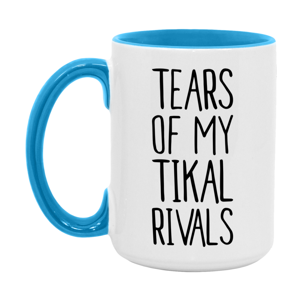 Funny Tikal Gameboard Mug – Tears Of My Tikal Rivals, 11Oz Or 15Oz White Ceramic Coffee Cup Gift