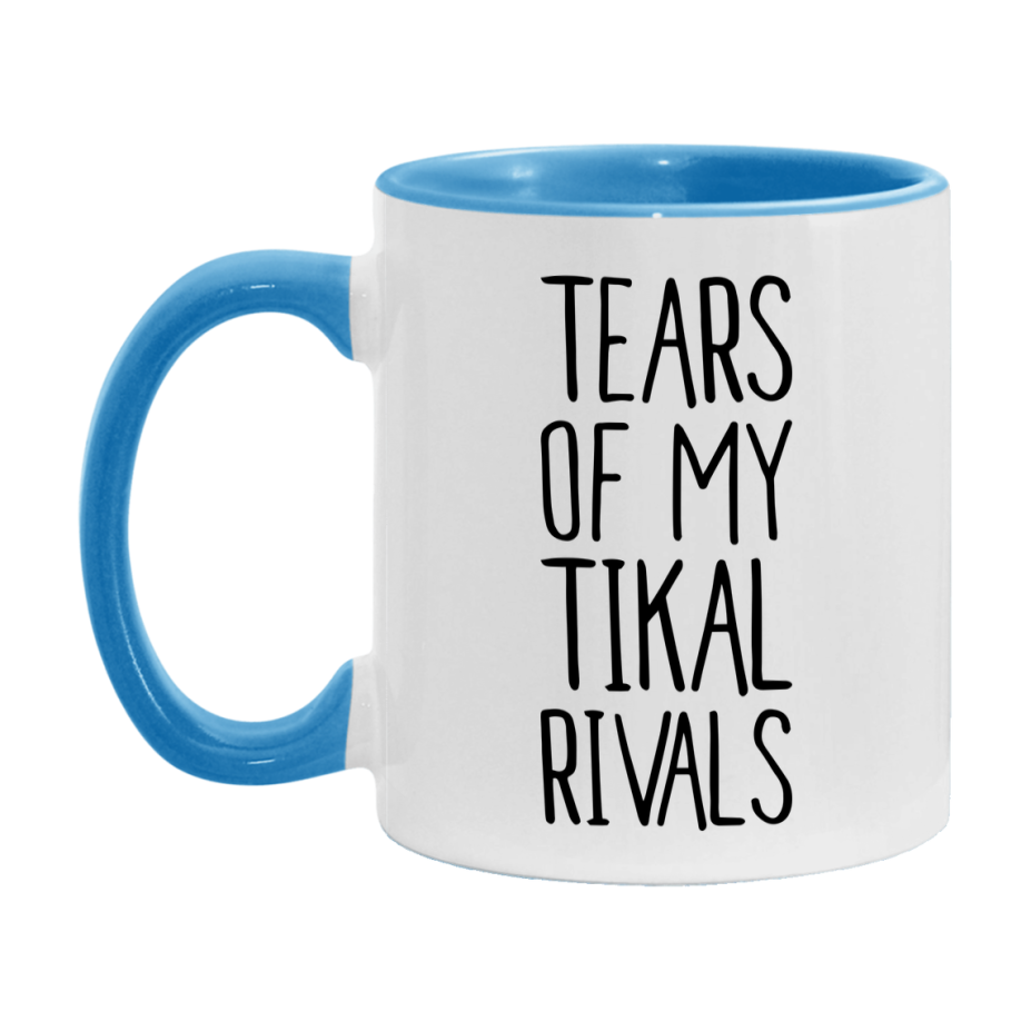Funny Tikal Gameboard Mug – Tears Of My Tikal Rivals, 11Oz Or 15Oz White Ceramic Coffee Cup Gift