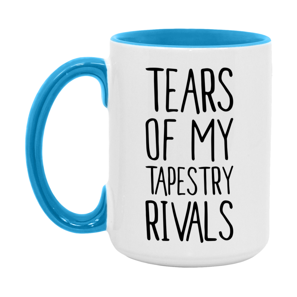 Funny Tapestry Gameboard Mug – Tears Of My Tapestry Rivals, 11Oz Or 15Oz White Ceramic Coffee Cup Gift