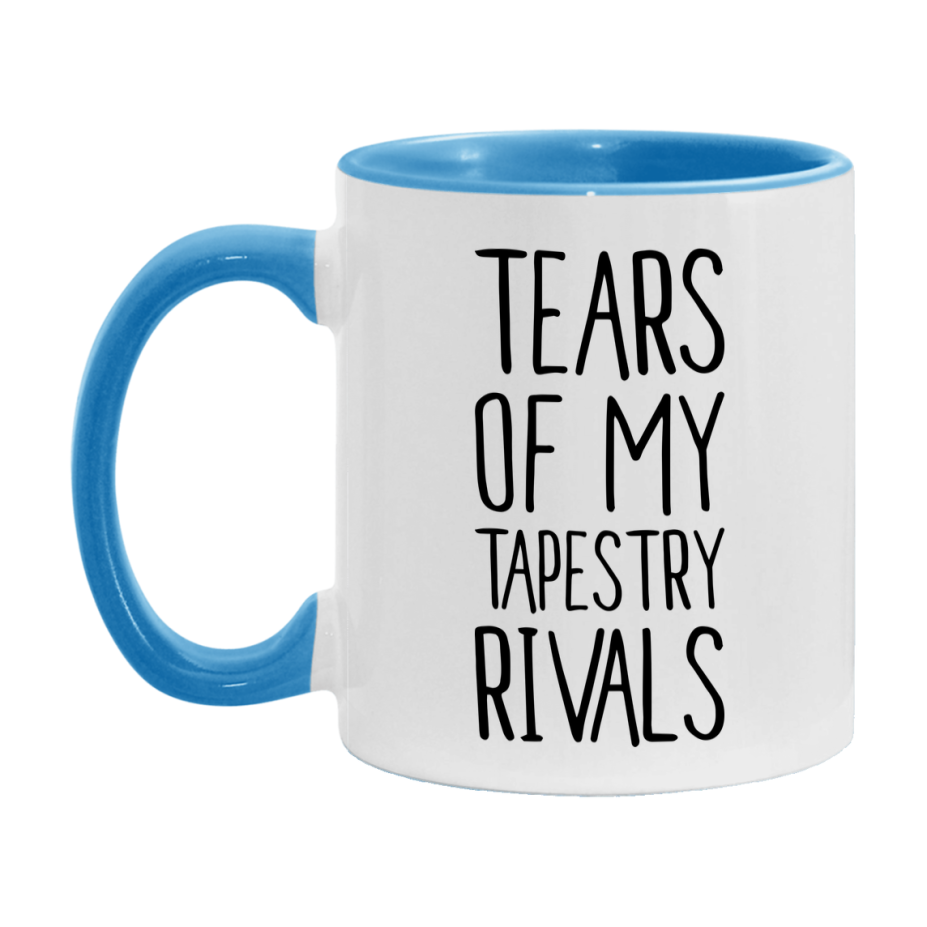 Funny Tapestry Gameboard Mug – Tears Of My Tapestry Rivals, 11Oz Or 15Oz White Ceramic Coffee Cup Gift
