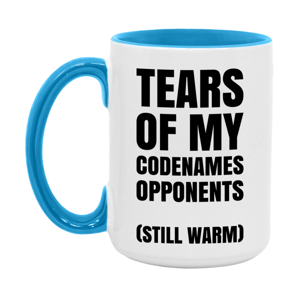 Board Game Gift – Tears Of My Codenames Opponents Mug, 11Oz Or 15Oz White Ceramic Coffee Cup