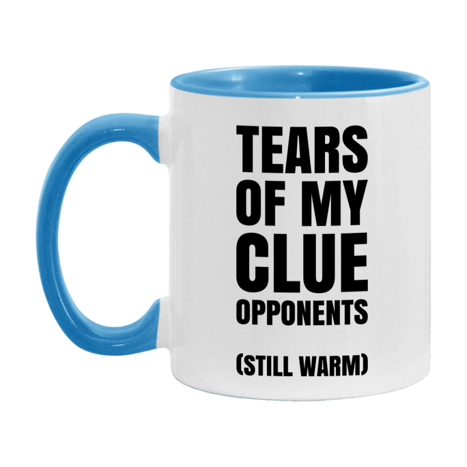 Board Game Gift – Tears Of My Clue Opponents Mug, 11Oz Or 15Oz White Ceramic Coffee Cup