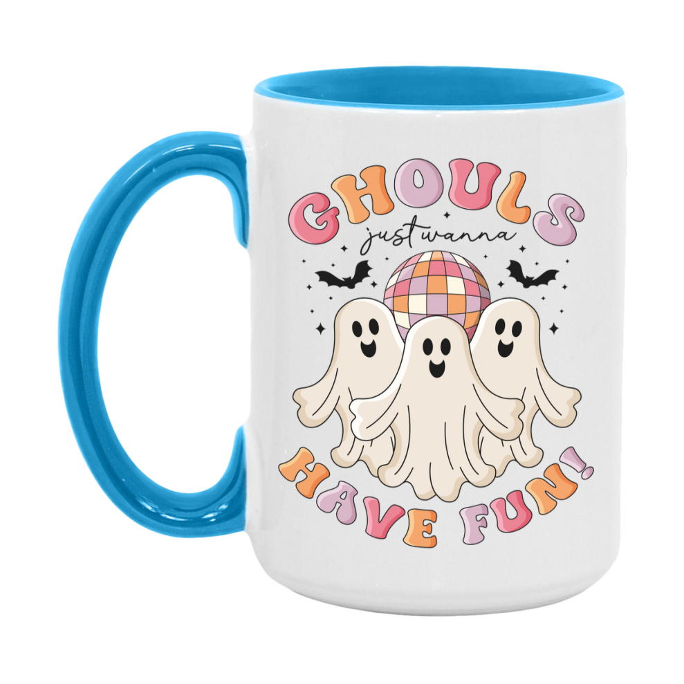 Funny Halloween Coffee Mug, White Ceramic Halloween Coffee Cup 11Oz Or 15Oz