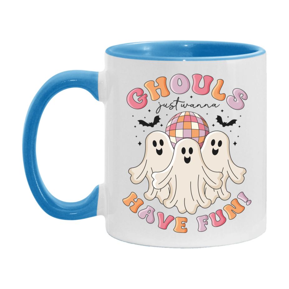 Funny Halloween Coffee Mug, White Ceramic Halloween Coffee Cup 11Oz Or 15Oz