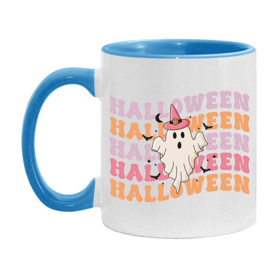 Funny Halloween Coffee Mug, White Ceramic Halloween Coffee Cup 11Oz Or 15Oz