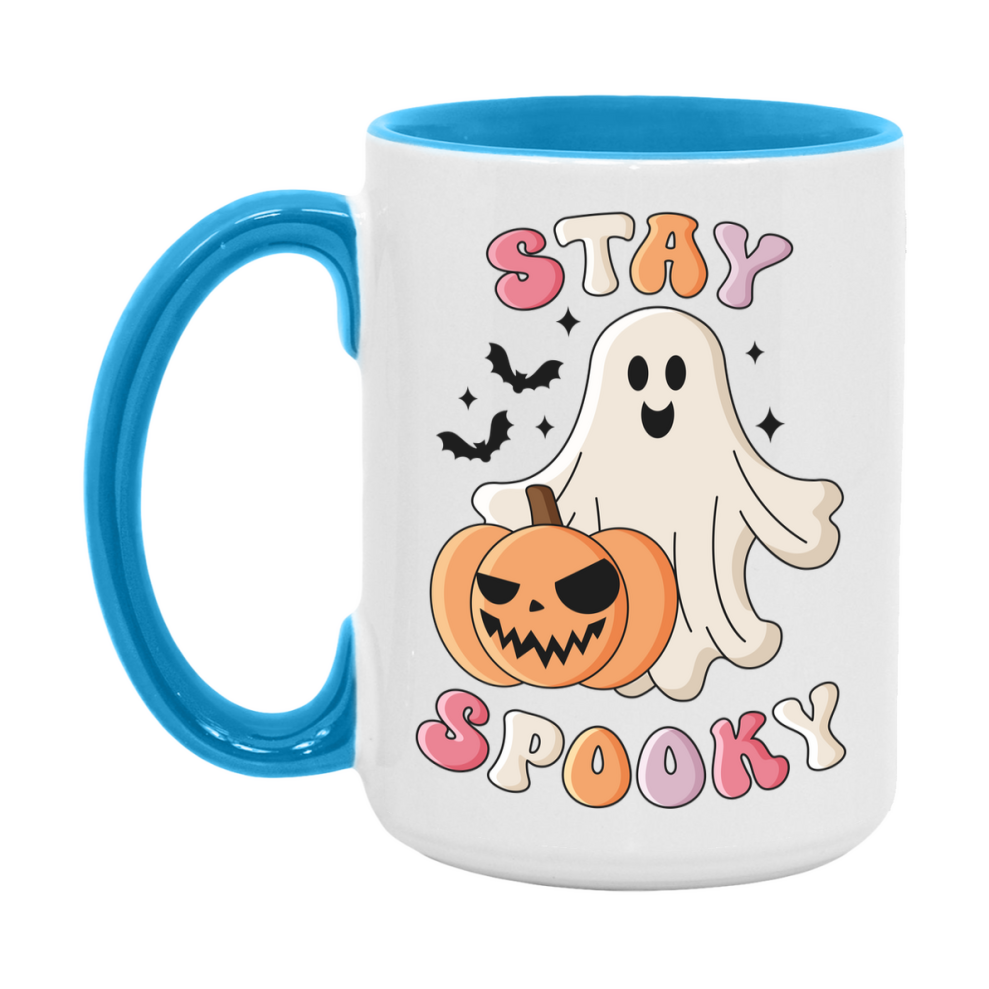 Funny Halloween Coffee Mug, White Ceramic Halloween Coffee Cup 11Oz Or 15Oz