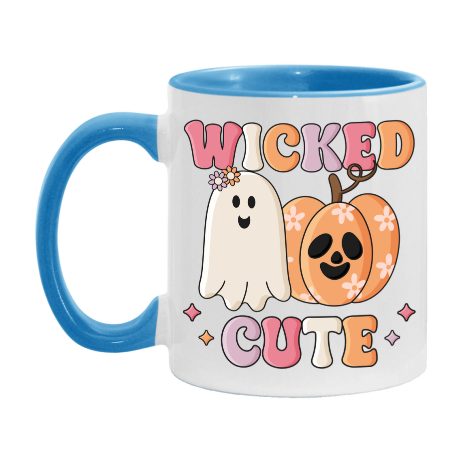 Funny Halloween Coffee Mug, White Ceramic Halloween Coffee Cup 11Oz Or 15Oz