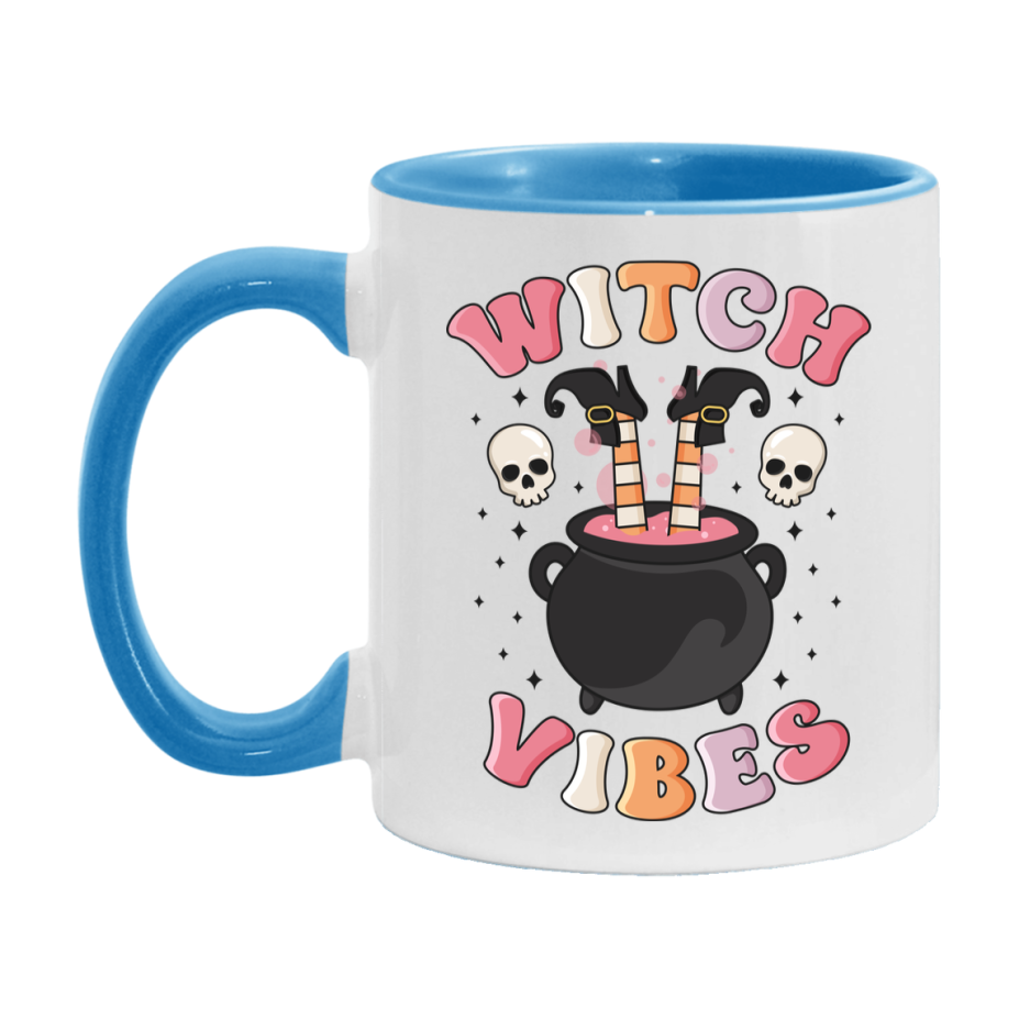 Funny Halloween Coffee Mug, White Ceramic Halloween Coffee Cup 11Oz Or 15Oz