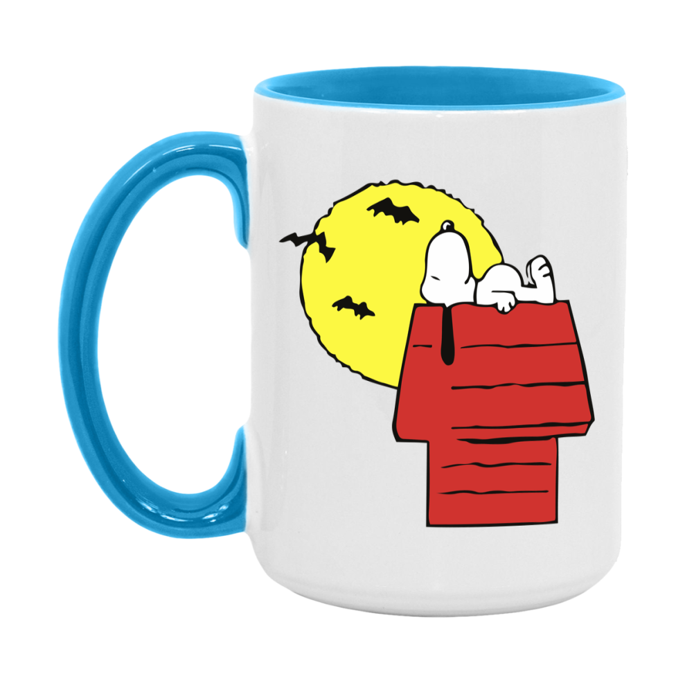 Peanuts Snoopy Halloween Mug, Snoopy Coffee Cup, Cute Halloween Coffee Mug, 11Oz Or 15Oz Ceramic