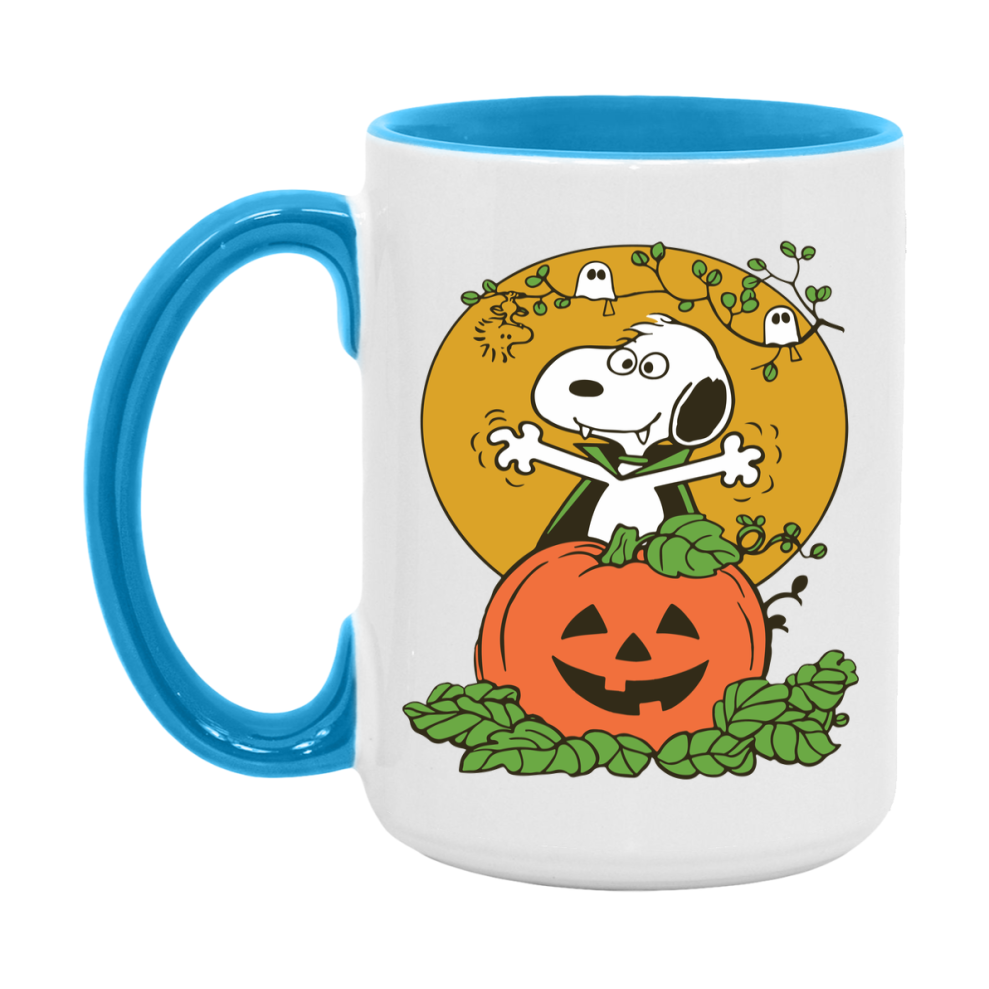 Peanuts Snoopy Halloween Mug, Snoopy Coffee Cup, Cute Halloween Coffee Mug, 11Oz Or 15Oz Ceramic