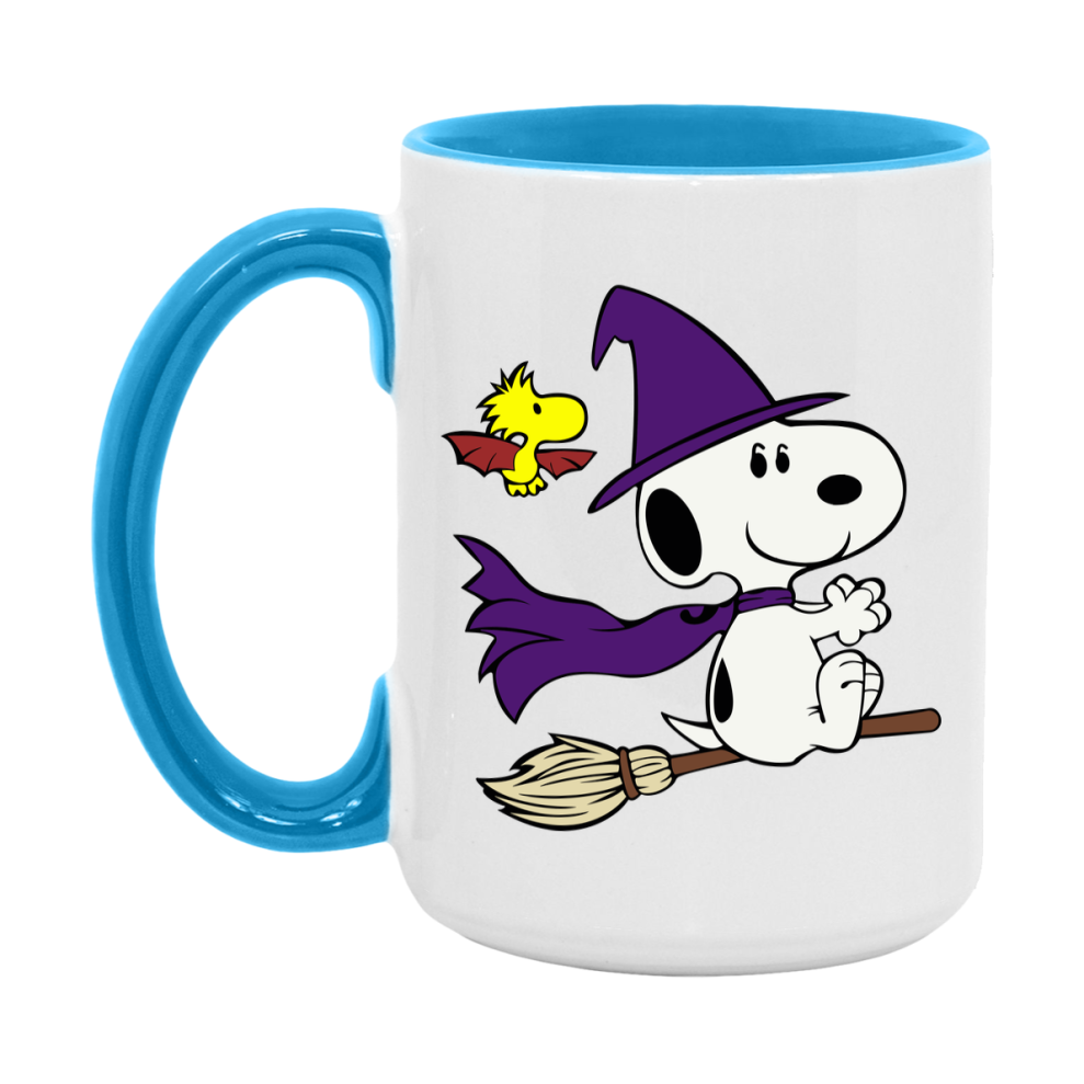 Peanuts Snoopy Halloween Mug, Snoopy Coffee Cup, Cute Halloween Coffee Mug, 11Oz Or 15Oz Ceramic