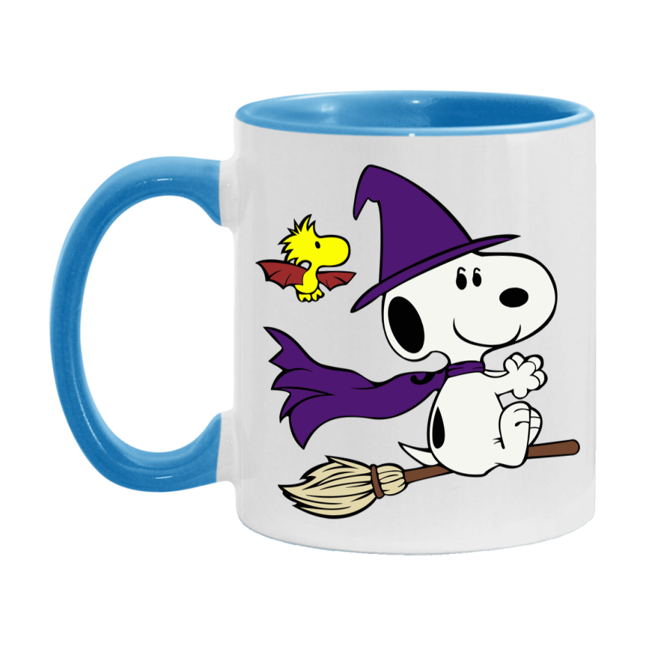 Peanuts Snoopy Halloween Mug, Snoopy Coffee Cup, Cute Halloween Coffee Mug, 11Oz Or 15Oz Ceramic