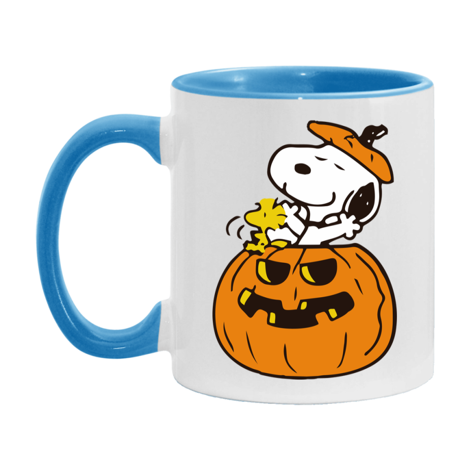 Peanuts Snoopy Halloween Mug, Snoopy Coffee Cup, Cute Halloween Coffee Mug, 11Oz Or 15Oz Ceramic