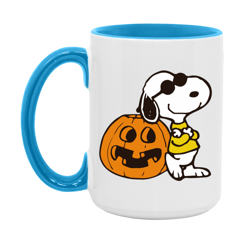 Peanuts Snoopy Halloween Mug, Snoopy Coffee Cup, Cute Halloween Coffee Mug, 11Oz Or 15Oz Ceramic
