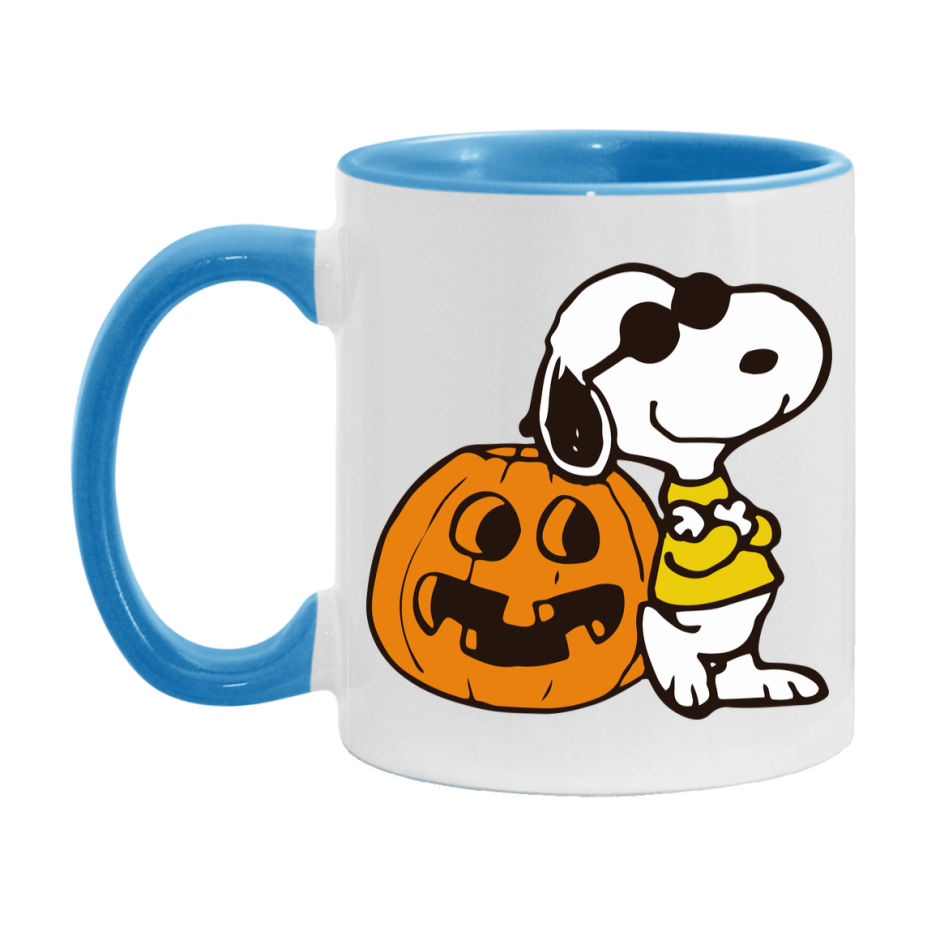Peanuts Snoopy Halloween Mug, Snoopy Coffee Cup, Cute Halloween Coffee Mug, 11Oz Or 15Oz Ceramic