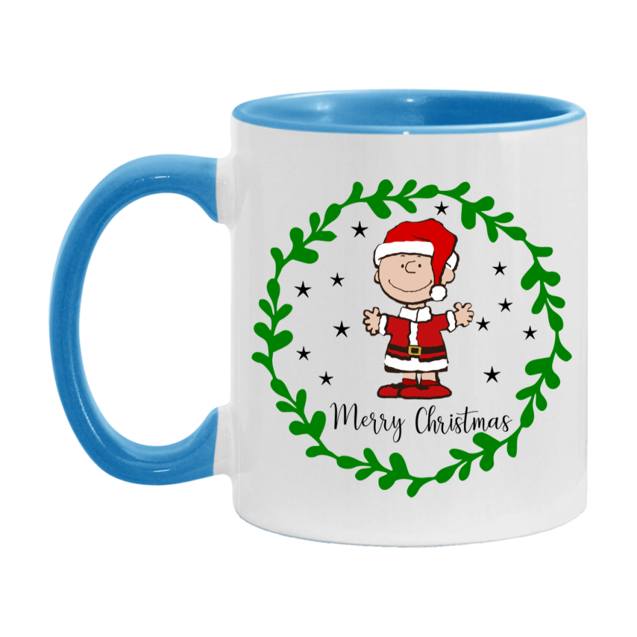 Peanuts Gang Christmas Mug, Snoopy Charlie Brown Holiday Coffee Cup, Ceramic Christmas Mug 11Oz Or 15Oz