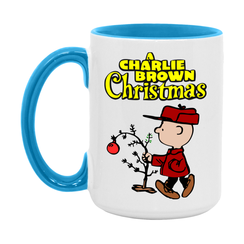 Peanuts Gang Christmas Mug, Snoopy Charlie Brown Holiday Coffee Cup, Ceramic Christmas Mug 11Oz Or 15Oz