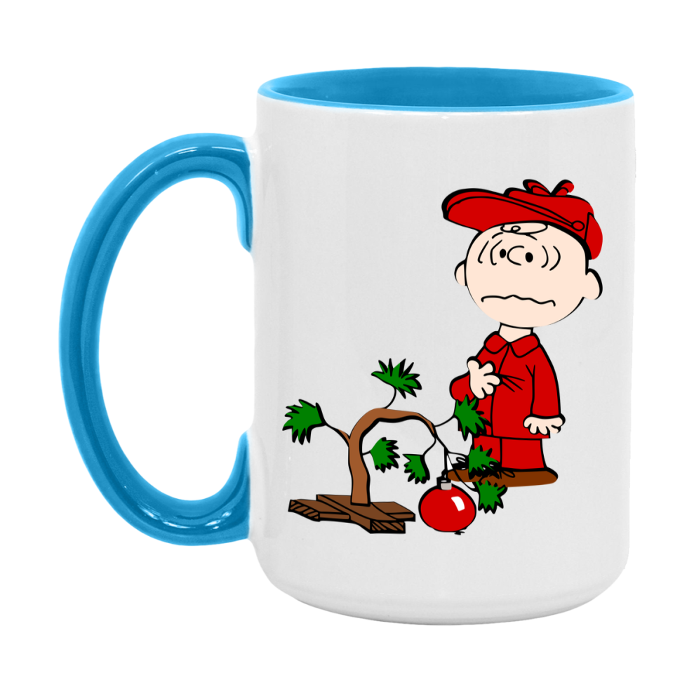 Peanuts Gang Christmas Mug, Snoopy Charlie Brown Holiday Coffee Cup, Ceramic Christmas Mug 11Oz Or 15Oz