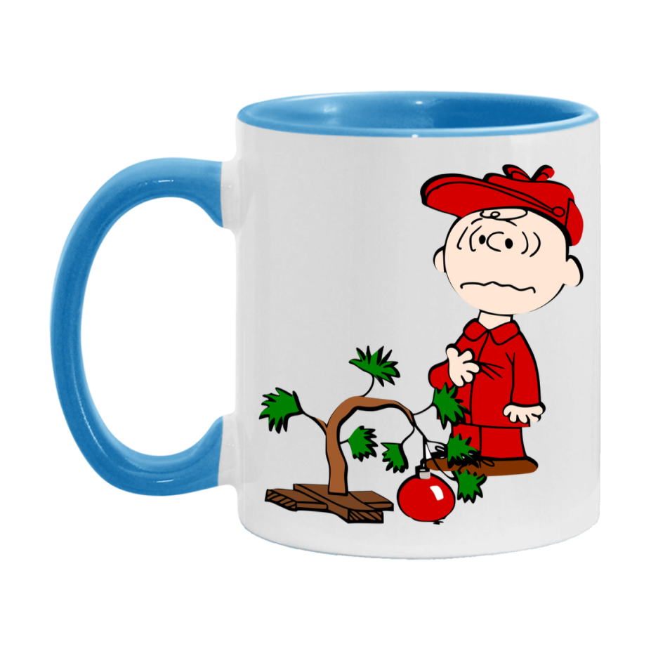 Peanuts Gang Christmas Mug, Snoopy Charlie Brown Holiday Coffee Cup, Ceramic Christmas Mug 11Oz Or 15Oz