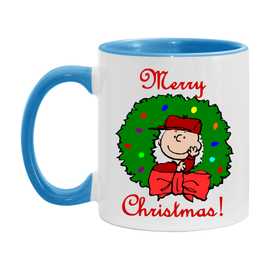 Peanuts Gang Christmas Mug, Snoopy Charlie Brown Holiday Coffee Cup, Ceramic Christmas Mug 11Oz Or 15Oz